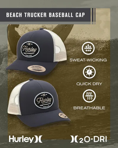 Miniatura 2 de Hurley Gorra de béisbol resistente al agua para hombre - Beach Break Trucker