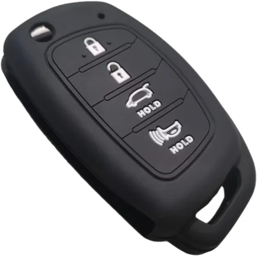 Miniatura 5 de REPROTECTING Funda de Goma de Silicona para Llavero Compatible con 2019-2013 Hyundai Santa Fe Sport Sonata Tucson Santa Fe OSLOKA-875T