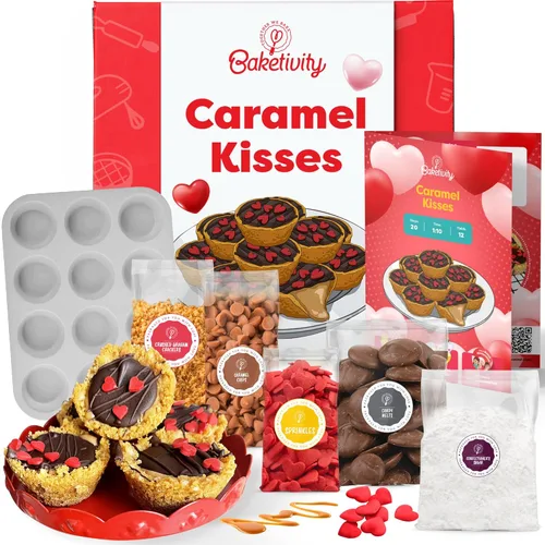 Miniatura 15 de Baketivity Juego de pastel de cumpleaños y decoración para niñas y niños. La caja incluye todos los ingredientes premedidos, velas de cumpleaños