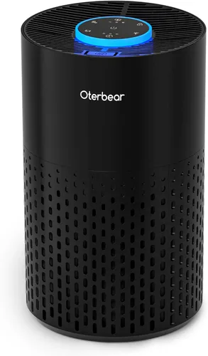 Purificadores de aire para dormitorio del hogar de hasta 1250 pies cuadrados - Purificador de aire HEPA H14 con aroma y modo de sueño, purificador