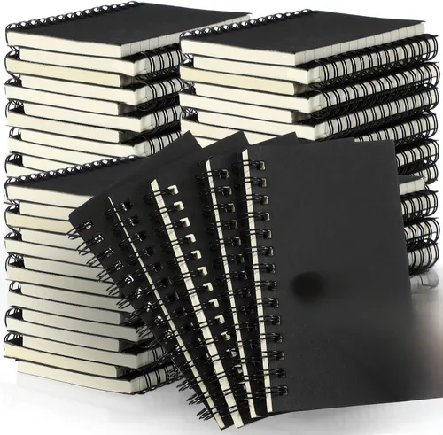 Miniatura 21 de Jutom 18 piezas de pequeños cuadernos en espiral, blocs de notas 3x5 a granel, pequeños cuadernos de bolsillo, mini blocs de notas con páginas