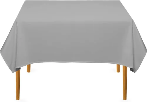 Miniatura 47 de Pomp Mantel Premium de Poliéster de 60" x 84" en Color Amarillo Plátano Tela Fácil de Cuidar, Resistente a Arrugas y Manchas Para Mesa Banana