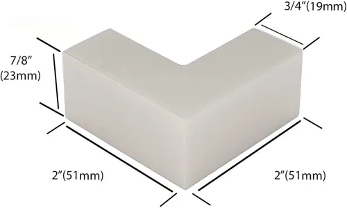 Miniatura 3 de Manga cuadrada de latón de 90 grados para sujetar sobre la puerta de la ducha Abrazadera de vidrio para 5/16" a 1/2" (8 a 0.472 in) de espesor