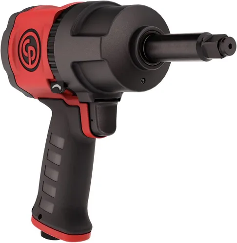Chicago Pneumatic CP7748-2 Llave de impacto neumática, yunque extendido de 2 pulgadas, carcasa compuesta, martillo doble, par de torsión máximo 959