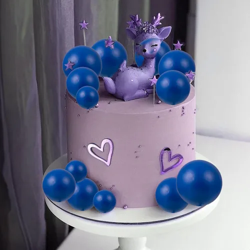 Miniatura 6 de Gyufise 30 piezas de adornos para pastel con bolas, adornos para pastel con bolas, adornos para cupcakes con bolas, adornos para pastel con bolas