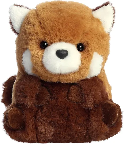Aurora® Playful Rolly Pet™ AKI Red Panda™ - Animal de peluche, tamaño compacto para diversión sobre la marcha, para adultos, niños, cumpleaños y