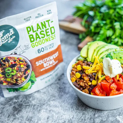 Miniatura 6 de Loma Linda - Paquetes completos de solución de comida a base de plantas (tazón de chipotle del suroeste (10 onzas), paquete de 6