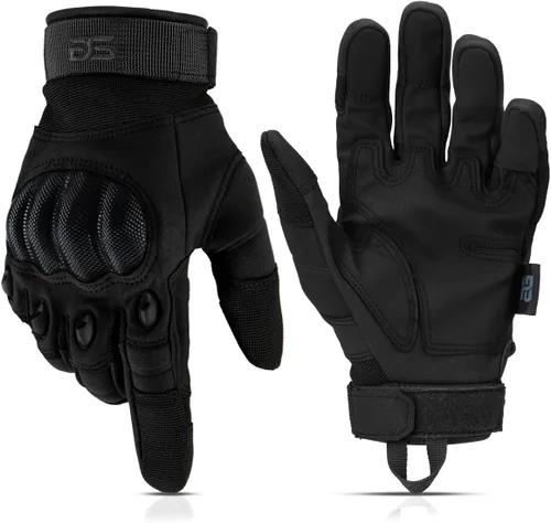 Miniatura 5 de Glove Station Guantes tácticos para hombre – Equipo de utilidad para pantalla táctil con protección dura de nudillos utilizados en motocicleta