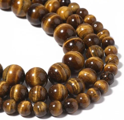 Miniatura 10 de 60 cuentas de turquesa de concha blanca, cuentas redondas sueltas de piedra natural de 0.236 pulgadas para hacer joyas, aretes, collares, Turquesa