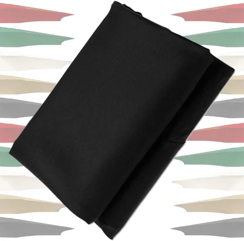 ZJIEX Cubierta para sombrilla de repuesto de 9 pies y 10 pies, 6 varillas, 8 varillas, protección solar, repuesto (color negro, tamaño: 8.9 ft (9