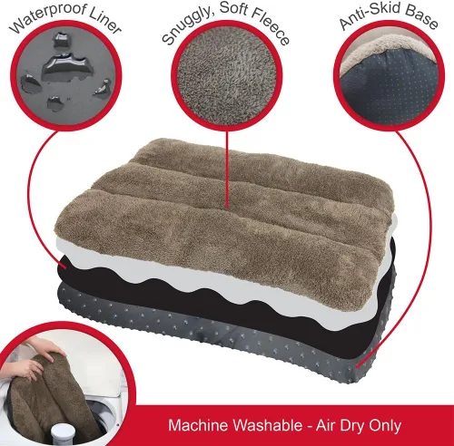 Miniatura 5 de SportPet Designs - Cama impermeable para mascotas, se adapta a la perrera de plástico SportPet para perros, 20 pulgadas