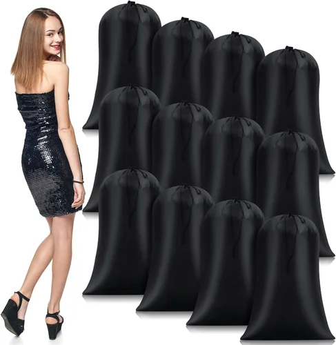 Miniatura 8 de Nuanchu 12 bolsas de lavandería extra grandes de 40 x 60 pulgadas, bolsa gigante de almacenamiento reutilizable multiusos para equipaje a prueba