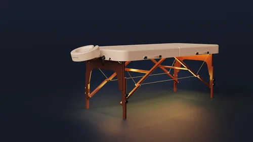 Miniatura 3 de Master Massage - Sofá de cama de 30 pulgadas con sistema de iluminación ambiental portátil de Eva para embarazo, terapia de masaje, multifuncional