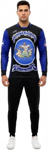 Miniatura 2 de Jersey Hombre El Salvador y USA Arza Design Manga Larga