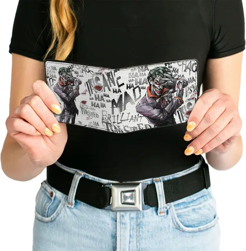 Miniatura 6 de Buckle-Down Billetera Joker Brillante-retorcido-loco-loco Psycho Posetarjetas Accesorio