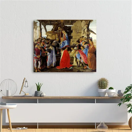 Miniatura 784 de A&T ARTWORK Campo de trigo con cipreses de Van Gogh Las reproducciones de arte clásico mundial, impresiones en lienzo giclée para decoración