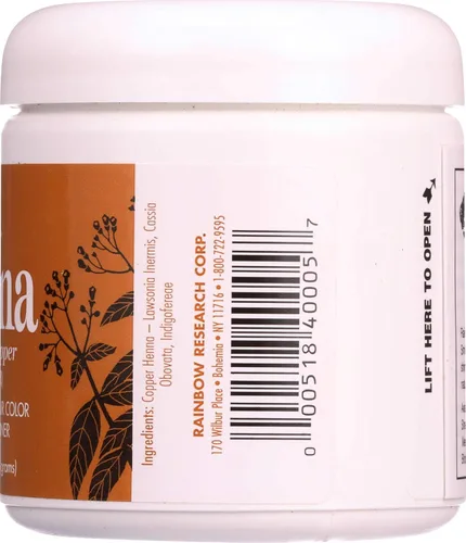 Miniatura 4 de Rainbow Research Tinte y acondicionador de cabello de henna persa, rojo cobre, 4 onzas líquidas Cobre rojizo
