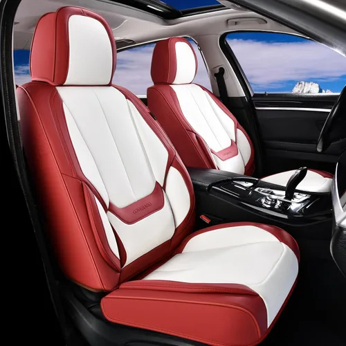 Miniatura 96 de Coverado Juego completo de fundas de asiento de automóvil, fundas de asiento para automóviles, fundas de asiento de coche beige para asientos