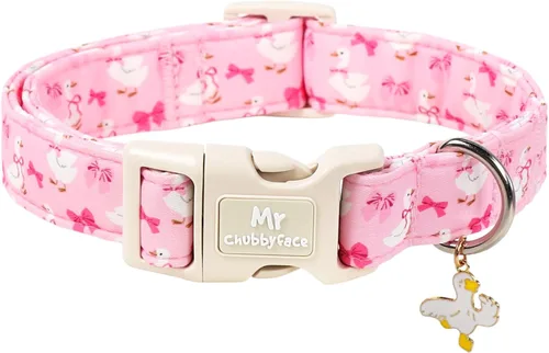 Miniatura 16 de MR.CHUBBYFACE· Collar de perro de primavera y verano, lindos collares de perro de limón verde, collar ajustable de tela natural suave para perros