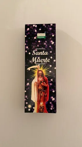 Miniatura 2 de Darshan - Caja de 120 palitos Santa Muerte Negro - Caja de 120 Varillas - Incienso Darshan