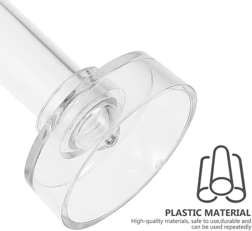 Miniatura 7 de EXCEART Molde de vela cónico de 2 unidades de 10.43 x 2.04 x 2.04 pulgadas, molde de plástico transparente para hacer velas cónicas