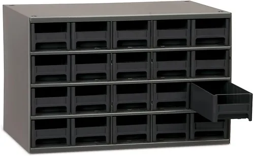 Miniatura 16 de Akro-Mils Gabinete de almacenamiento de acero para garaje, organizador de piezas pequeñas, gabinete de metal para hardware, clavos, tornillos