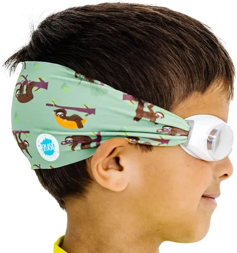 Miniatura 16 de Splash Place - Gafas de natación para niños con correa de tela Gafas de natación sin enredos para niños