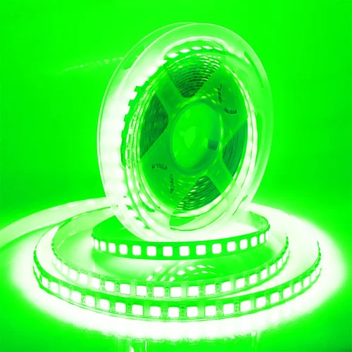 SUYOOULIN Tira de luces LED, DC 12 V, 16.4 pies, SMD 5050, súper brillante, 20000 lúmenes, 600 LED, tira de cinta LED IP65 impermeable para Verde