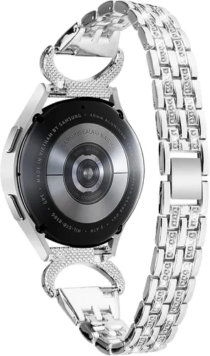 Miniatura 8 de Correas de reloj compatibles con Michael Kors Access Gen 4 MKGO/MKGO Gen 5E de 1.61 pulgadas para mujer, joyería de diamantes de imitación de Oro
