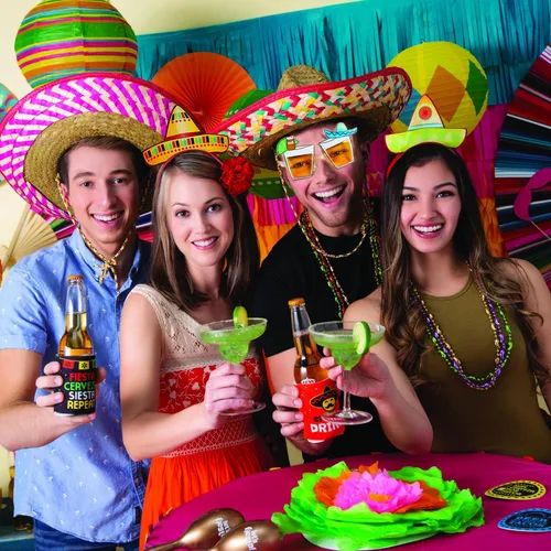Miniatura 4 de Fun Express Sombreros mexicanos de 12 unidades, auténticos sombreros de paja para decoraciones de fiesta del Cinco de Mayo, tamaño adulto
