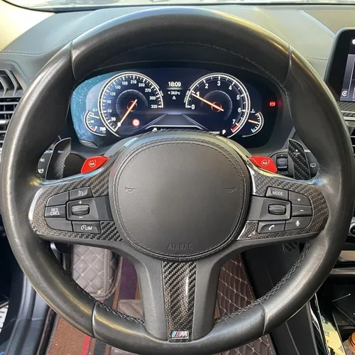Miniatura 5 de Cubierta magnética de palanca de cambios para volante para BMW M2 M3 M4 G87 G20 G30 G80 G82 G01 G05 G07 F15 F80 F82 F87 F30 Z4 G29 F30 G22 X3 X5 X6