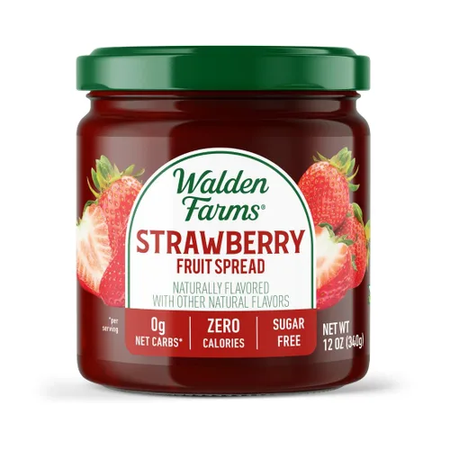 Miniatura 7 de Walden Farms Mantequilla de manzana para untar de frutas – Cero calorías, baja en carbohidratos, apta para dieta cetogénica, vegana, sin azúcar