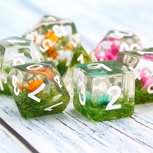 Miniatura 4 de Juego de dados DND, dados poliédricos jerárquicos sólidos, dados de resina de color para juegos de rol de D&D Dungeons and Dragons, juegos de rol