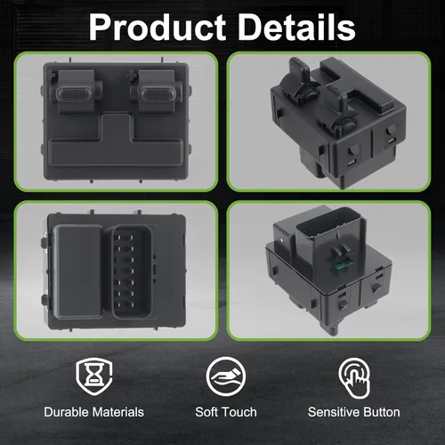 Miniatura 4 de 4602675AA Interruptor de ventana eléctrica de puerta delantera para Jeep Wrangler 2 puertas 2007 2008 2009 2010