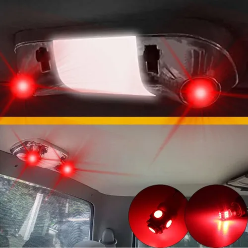 Miniatura 11 de 3 bombillas LED azules para mapa interior compatibles con Ford F-150 F-250 Bronco 1987-1996