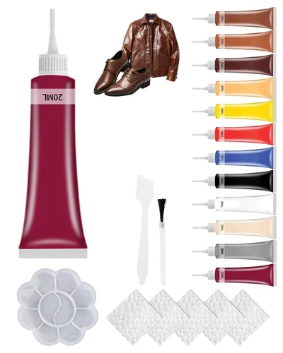 Miniatura 10 de Gel de reparación de cuero avanzado 2026, kit de reparación de cuero para asiento de automóvil, kit de reparación profesional de cuero para asiento