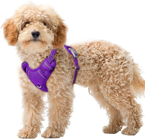 Miniatura 55 de BARKBAY Arnés para Perro Sin Tirones Talla Grande Arnés Reflectante para Perro con Clip Frontal y Asa de Control Fácil para Caminar Entrenar Correr