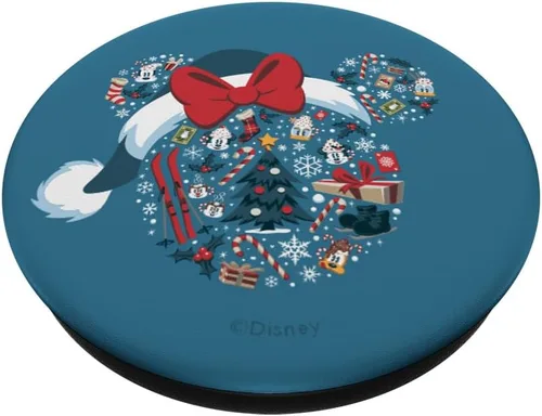 Miniatura 2 de Disney Minnie Mouse Icon Winter Lodge Holiday PopSockets intercambiables PopGrip