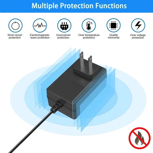 Miniatura 9 de Cable de alimentación de 24 V CC, adaptador de 24 V CC 1.5 A, CA 110-240 V CC en 24 voltios, 1 A, 0,5 A, cargador de pared para difusor