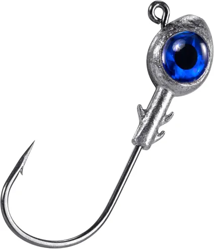 Dr.Fish Paquete de 10 Señuelos con Ojos de Pesca Ojos 3D Cabezas de Trucha Anzuelo para Lubina Señuelo Nadador de Agua Salada Cabezas de Jig de Agua