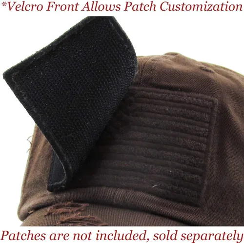 Miniatura 245 de KBETHOS Tactical Operator Collection USA Fishing Mesh Ballcap Flag Patch America Outdoors Trucker Baseball Cap