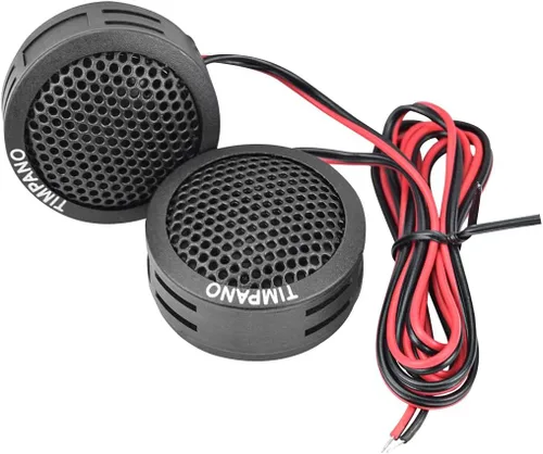 Miniatura 6 de Timpano TPT-ST1 - Tweeter de domo, juego de agudos de 1 pulgada para audio de automóvil, tweeters de montaje en ángulo o superficie, cúpula suave