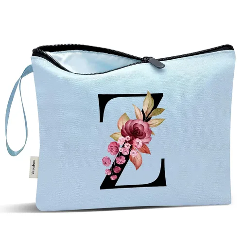 Miniatura 126 de Vavabox A-Z Bolsa de Maquillaje Personalizada, Regalos de Cumpleaños para Mujeres y Mamá, Regalos para la Mejor Amiga, Bolsa de Cosméticos