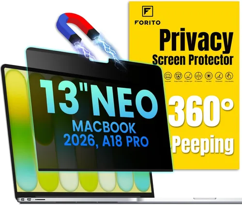 Miniatura 17 de F FORITO Protector de pantalla magnético de privacidad compatible con MacBook Pro de 13 pulgadas (2016, 2017, 2018, 2019, 2020, 2021, 2022, M1, M2)