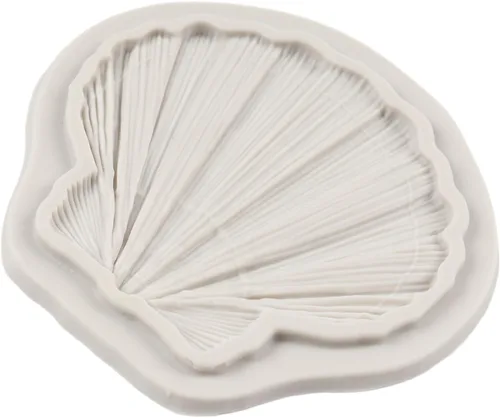 Miniatura 4 de Molde de silicona de concha de almeja, moldes de fondant de temática marina, molde de silicona para decoración de pasteles, decoración de cupcakes