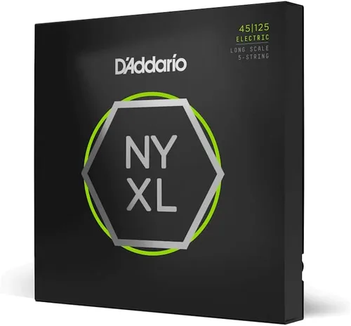 Miniatura 12 de D'Addario Cuerdas para Bajo, NYXL Niquelado, NYXL32130, Calibre Regular Ligero 45-100, Escala Larga, Juego de 6 Cuerdas, Paquete de 1