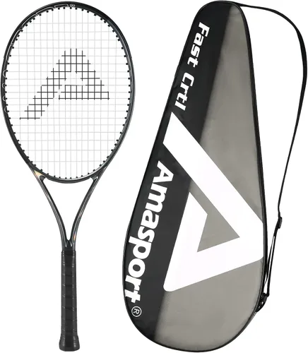 Miniatura 13 de AMA SPORT Adult Tennis Racket - Pre-Strung Light Balance 27 inch Tennis Racquet for Women and Men Grip Size 2-4 1/4