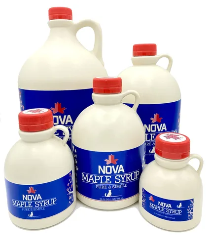 Miniatura 4 de Nova Maple Syrup - Jarabe de arce puro de grado A (medio galón)