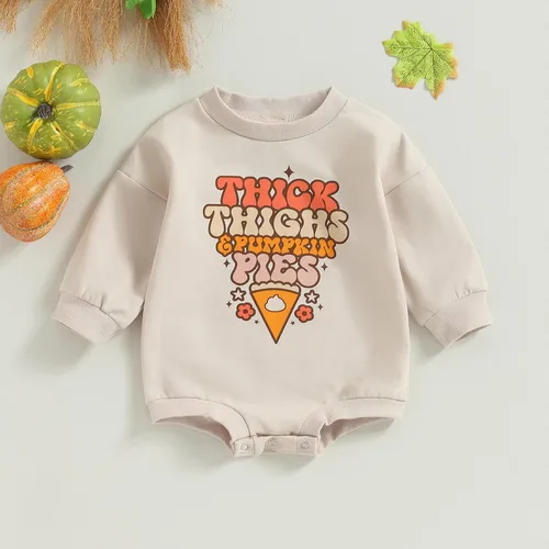 Miniatura 96 de FYBITBO Traje de Halloween para recién nacido, niña y niño, espeluznante temporada, mameluco con burbujas para otoño, Halloween, ropa de bebé