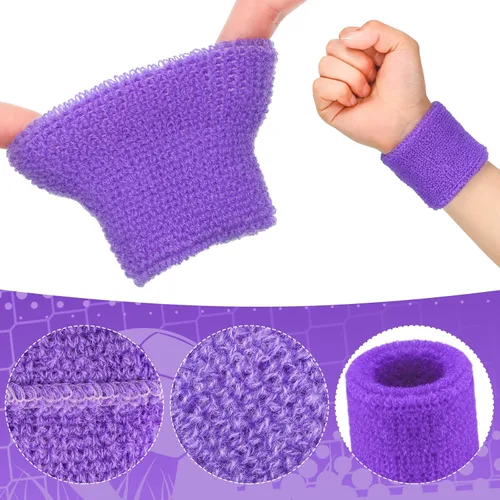 Miniatura 3 de Hungdao Pulseras para niños, coloridas bandas deportivas para sudar, atléticas, baloncesto, fútbol, fiestas, regalos para niños, actividades al aire